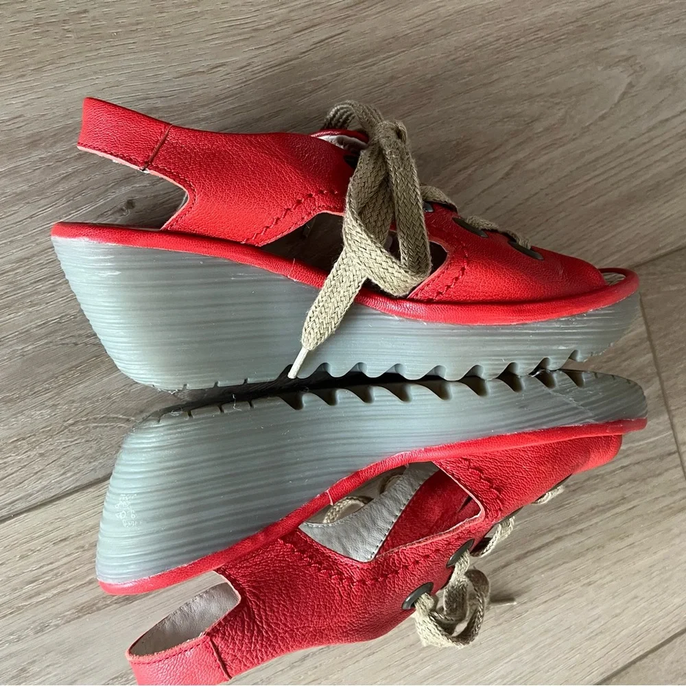 Fly London Ylva Lace Up Sandals